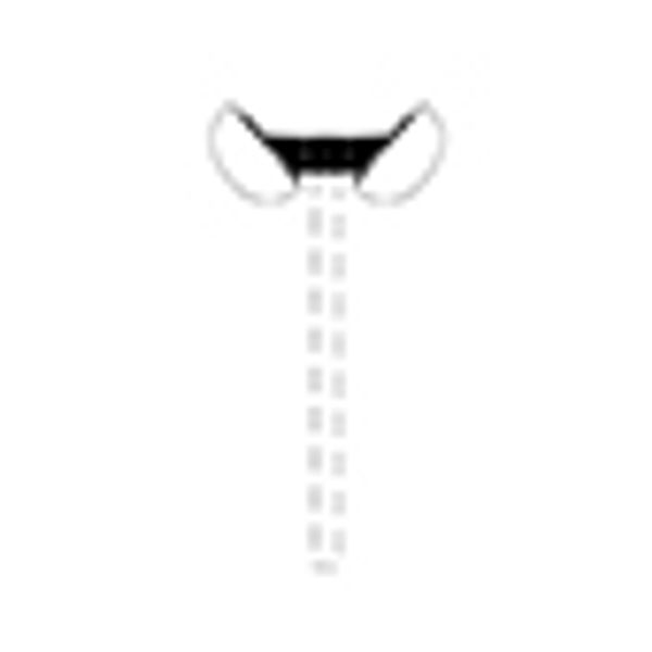 CHIP CORNER BRACKET TWIN FOR 60MM MAST BLACK image 1
