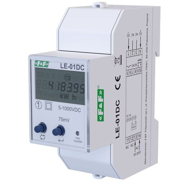 Electric energy meter LE-01DC image 2