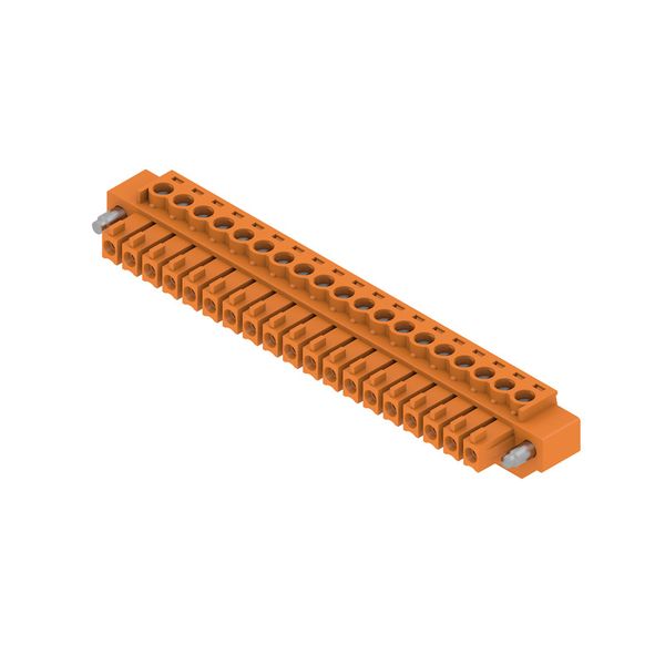 PCB plug-in connector, female plug, 3.81 mm, Number of poles: 19, 180°, Clamping yoke connection, Clamping range, max. : 1.5 mm², Box image 4