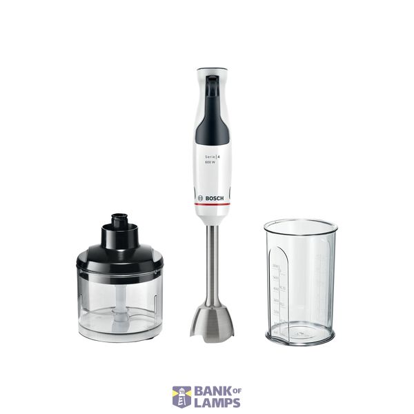 Bosch | Hand Blender | MSM4W220 ErgoMaster | Hand Blender | 600 W | Number of speeds Stepless | White image 1