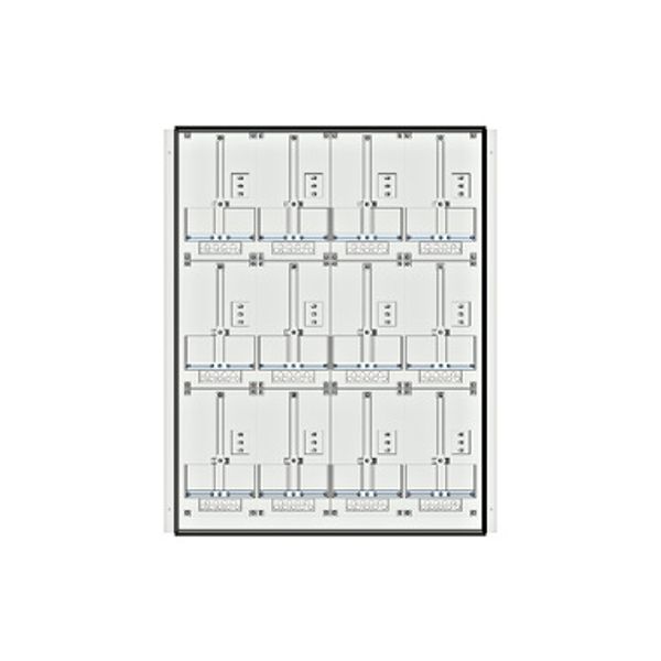 Meter box insert 3-rows, 12 meter boards / 25 Modul heights image 1