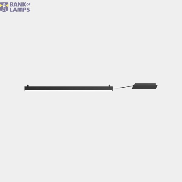 Lineal lighting system Apex Lineal Simple Surface 1025mm 12W LED warm-white 3000K CRI 90 ON-OFF Black IP20 1042lm image 1