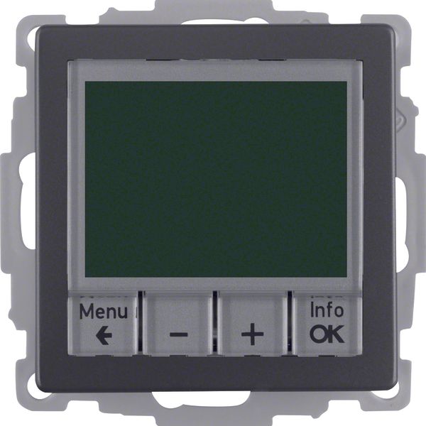 Thermostat, NO contact, centre plate, time-control, Q.1/Q.3, ant. velv image 1