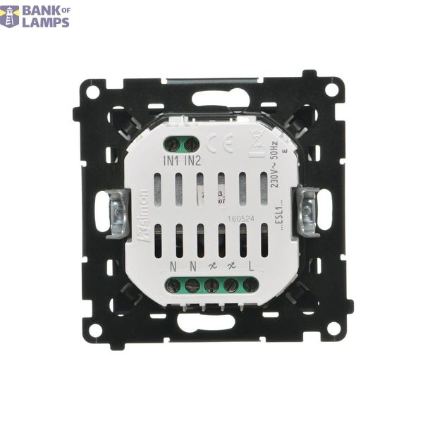 Double loudspeaker socket, (module), Simon 24, IP20, white image 1