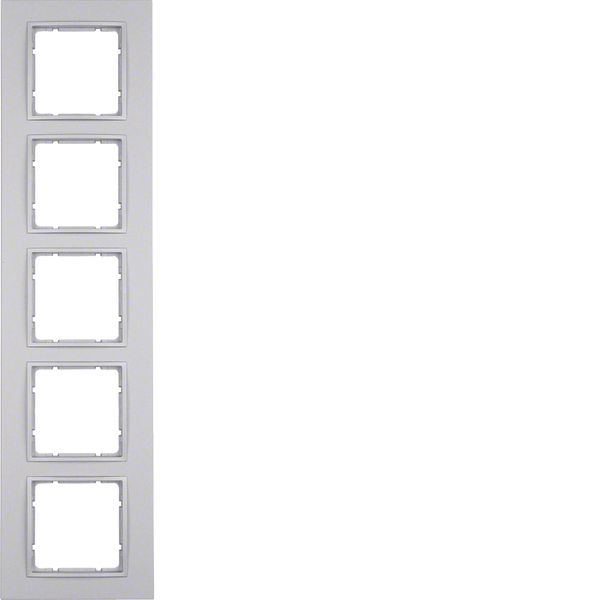 Frame 5gang, B.7, al., matt, lacq. image 1