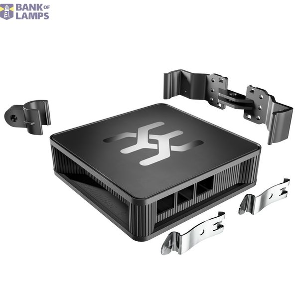 Universal housing set (empty housing), PA 66, black, Height: 35.5mm, W image 1