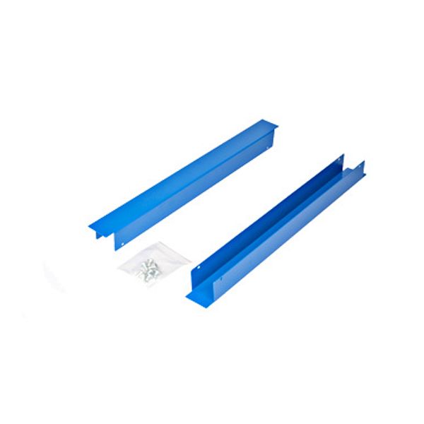 Baying Kit for DT-Racks, D= 600mm, blue RAL5005 image 1