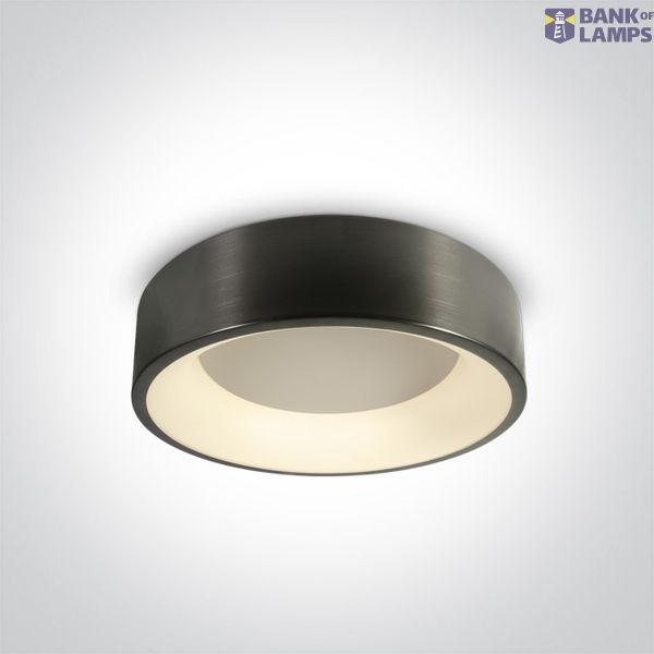 METAL GREY PLAFO LED 32W WW IP20 230V image 1
