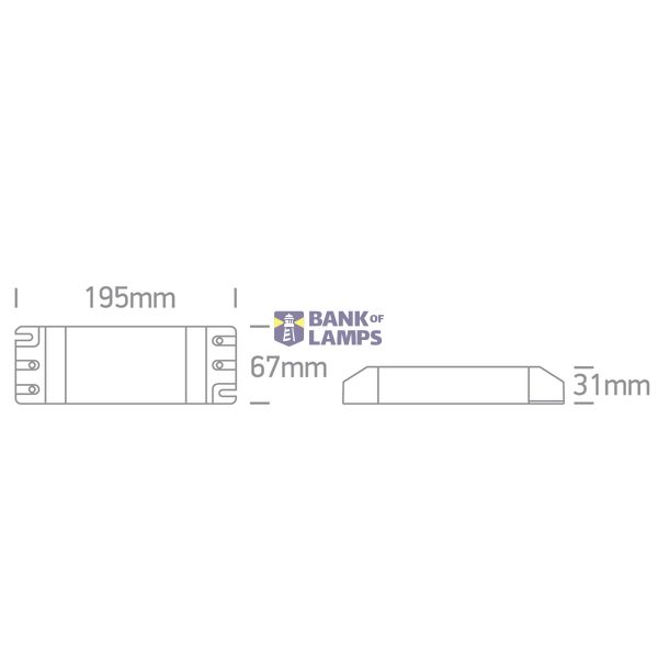 DRIVER 24V DC 20-150W 230V DIMMABLE image 2