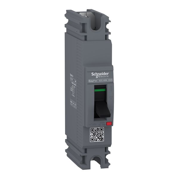 circuit breaker, EasyPact EZC100N, TMD, 30A, 1 pole 1d image 1