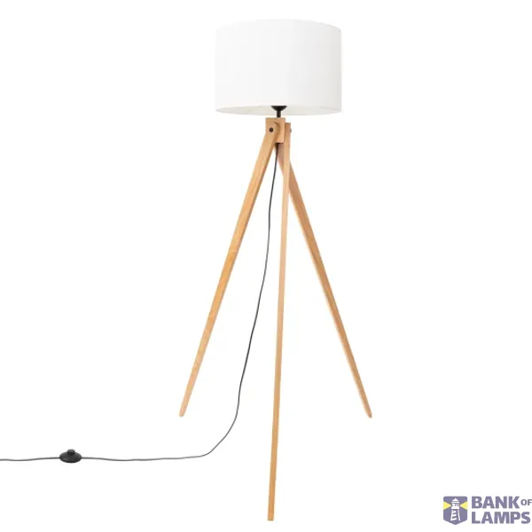 Floor lamp NATT white image 1