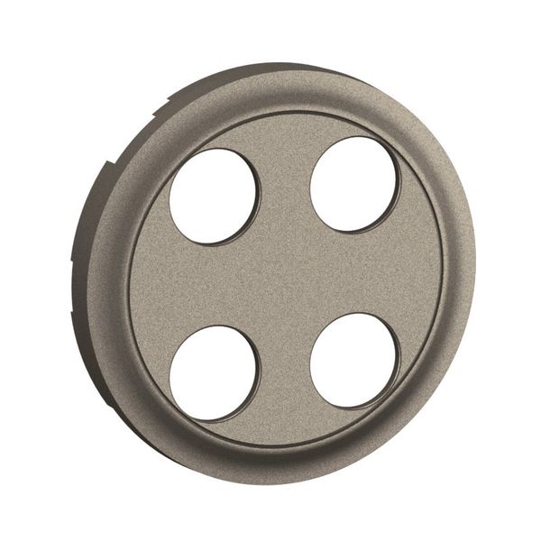 DOUBLE BINDING POST 2OUTLETS ROCKER TITANIUM image 5