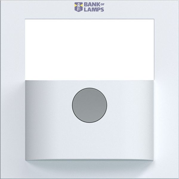 Cover with button for motion detector, A.x/C.x light white matte image 1