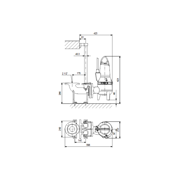 Submersible wastewater pump SLV.65.65.09.2.50B image 2