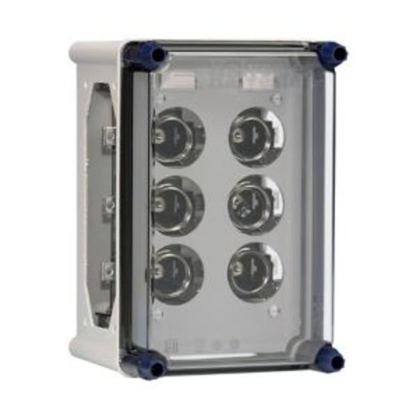 Power distr.encl. 2x63A DIII incl. bus bars image 2