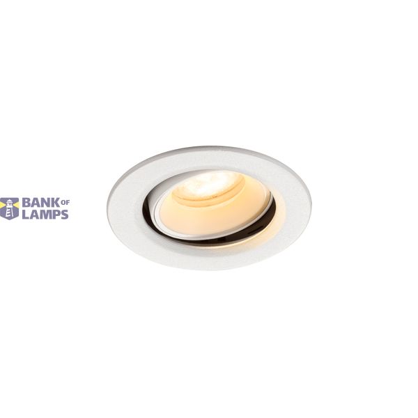 NUMINOS© MOVE XS, recessed CL, 3000K, 55ø, IP20, round wh image 1