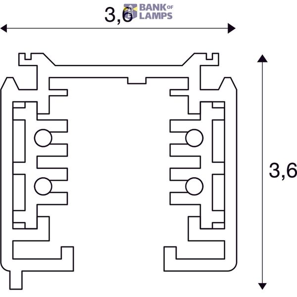 S-TRACK 3-phase surface-mounted track, white, 3m image 4