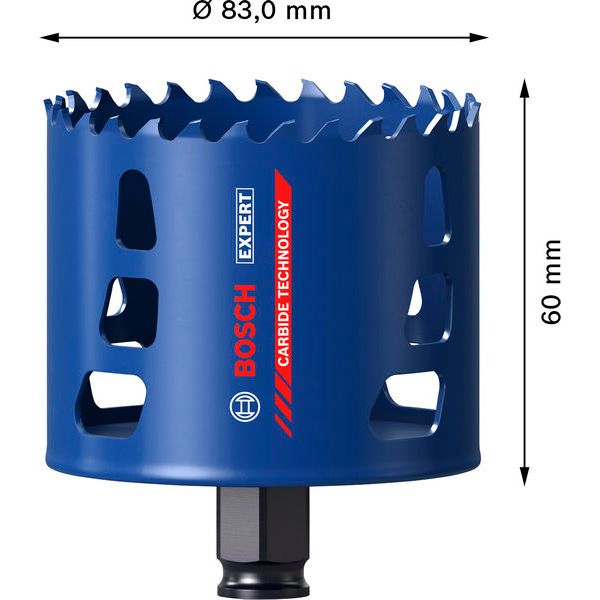EXPERT Tough Material Hole Saw 83 mm image 3