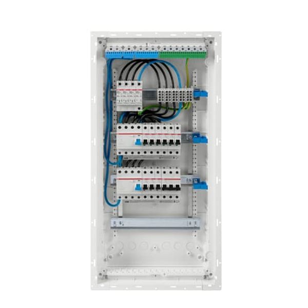 UK complete distribution board with SPD T2, HLAK, 2xFI 40/0.03A, 9xLS B16, 3p LS B20 image 3