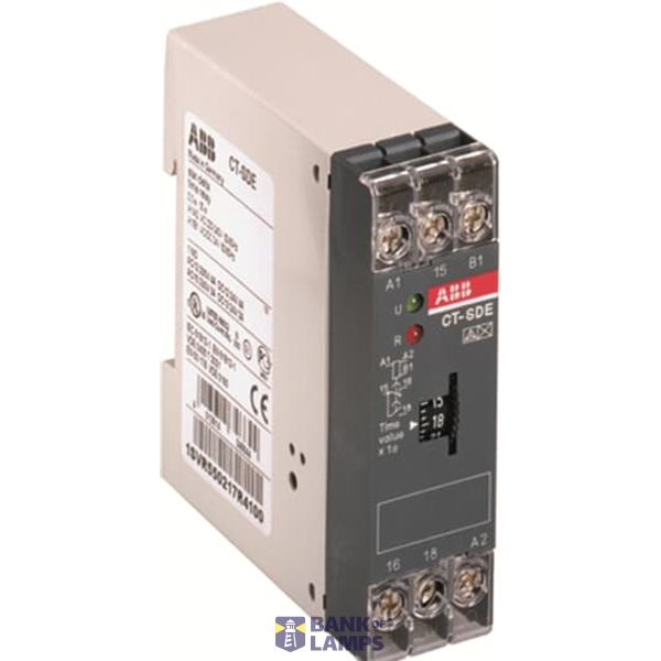 CT-SDE Time relay, star-delta 100ms 1n/o,1n/c, 0.3-30s, 24VAC/DC, 220-240VAC image 1