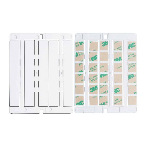 Modular strip in adhesive Policarbonate, 105x15mm, yellow color, for CaburJet image 1