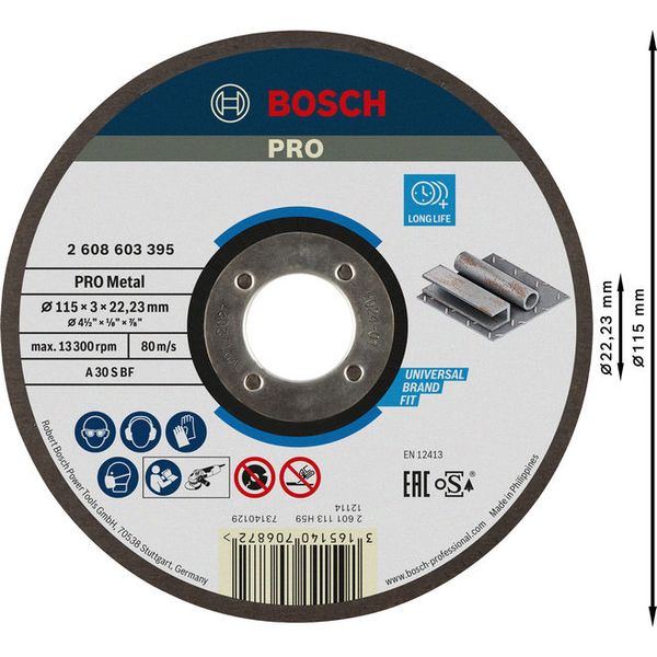 Expert for Metal straight cutting disc AS 30 S BF, 115 mm, 3,0 mm image 3