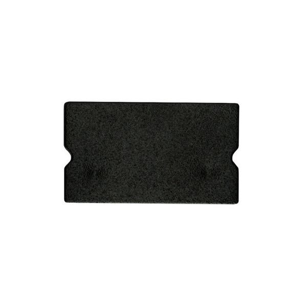 End cap for PM without hole, black, 1pc image 1