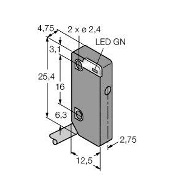 Photoelectric Sensor Opposed Mode Sensor (Emitter)   VS4EV image 1
