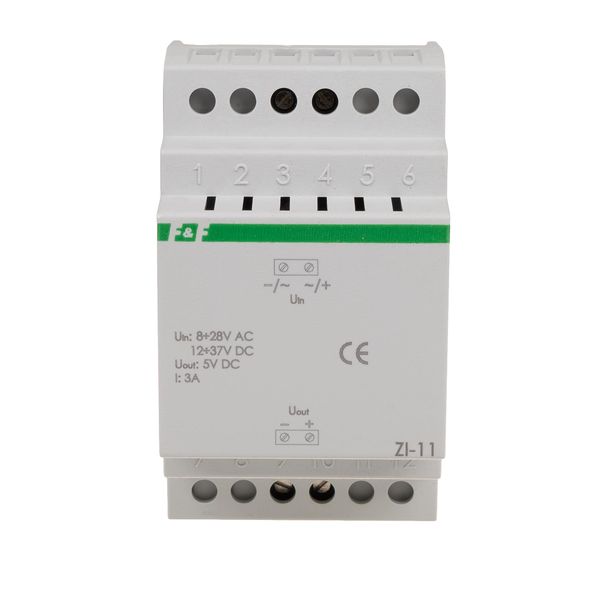 stabilizator impulsowy 5V DC ZI-11 8Ã·28V AC / 12Ã·37V DC 3A image 2