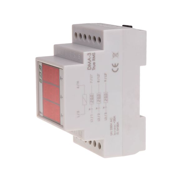 digital current indicator, three-phase DMA-3 true RMS, indirect measurement 300/5A image 1