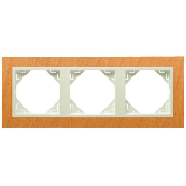 TRIPLE FRAME BEECH/PEARL image 1