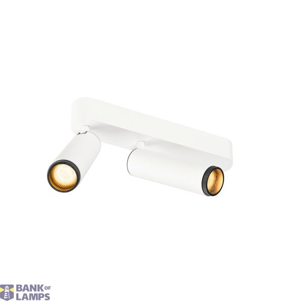 GRIP! M, surface mount ceiling dbl PHASE 3000K 28W 42ø wh/bl image 1