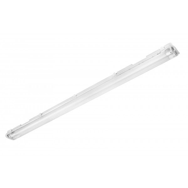 G-TECH Hermetic luminaire 258, 2x150 T8 LED (single-sided connection), G13, IP65, ABS/PS, gray image 1