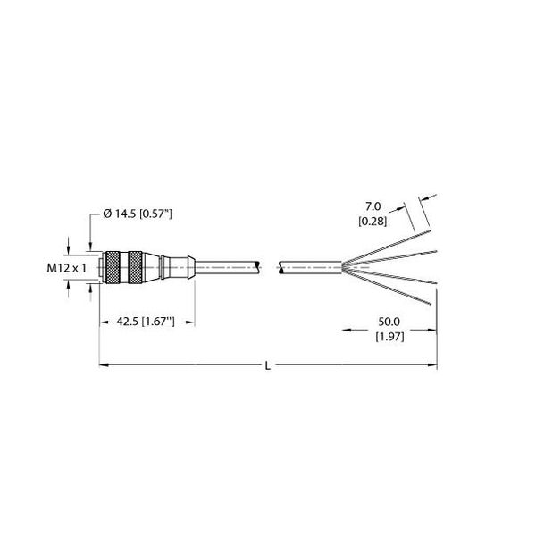 Actuator and Sensor Cable Connection Cable   RK 4.4T-2 image 2