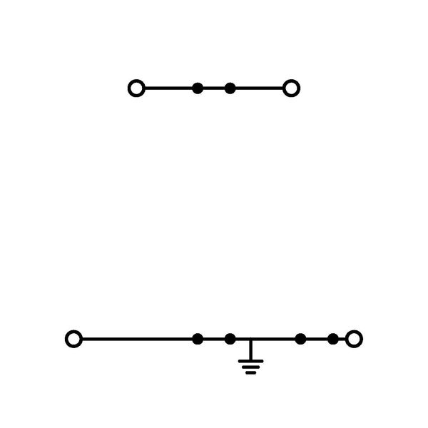 Double-deck terminal block Shield/through terminal block with end plat image 3
