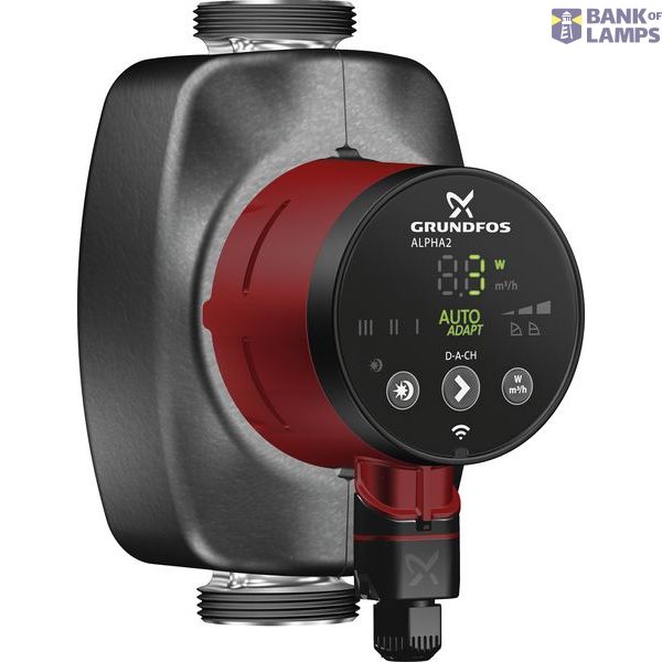 Drinking water circulator pump ALPHA2 25-60 N 180 1x230V 50Hz 6H image 1