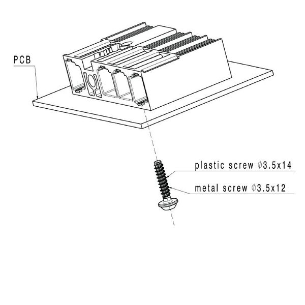 PCB plug-in connector, male header, Clip-on flange, THT solder connection, 10.16 mm, Number of poles: 5, 180°, Solder pin length (l): 4 mm, black, Box image 1