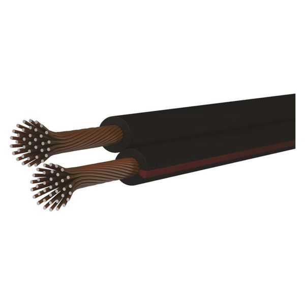 Unshielded ECO twisted pair cable 2×0.75mm black/red, 100m image 1