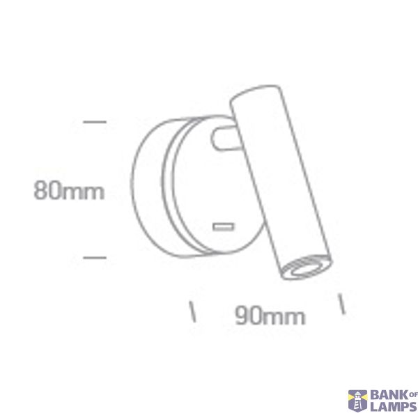 WHITE 3W WW IP20 230V image 2