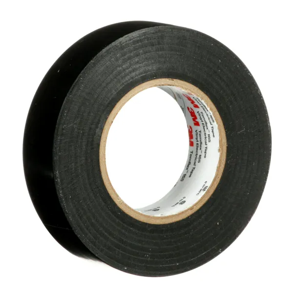 3M™ Temflex™ Vinyl Electrical Tape 165, Black, 19 mm x 25 m, 100 Rolls image 3