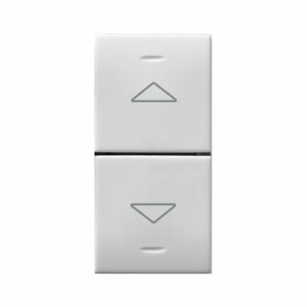 TWO HALF BUTTONS WITH ARROWS FOR IOT ROLLING SHUTTER DOMUS 1 MOD. S44 image 1