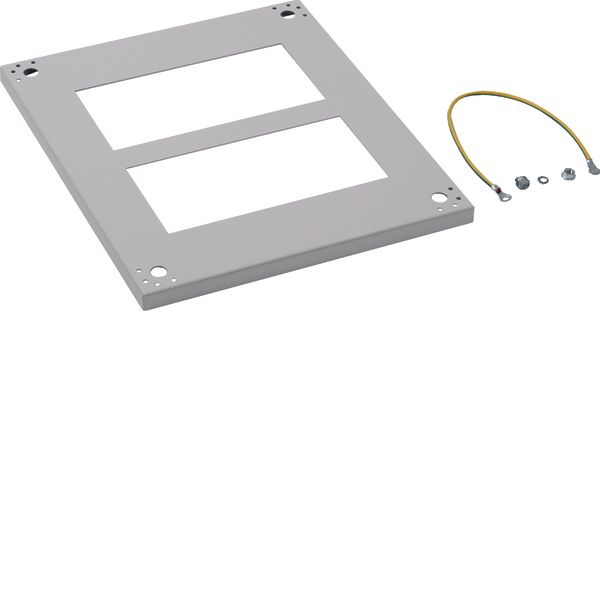 Perforated closing plate, Univers, IP54, CL1, 350x400 mm image 1