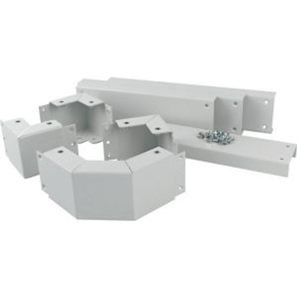 XAP020606C Plinth, corner section, HxWxD=200x650x650mm, grey image 2