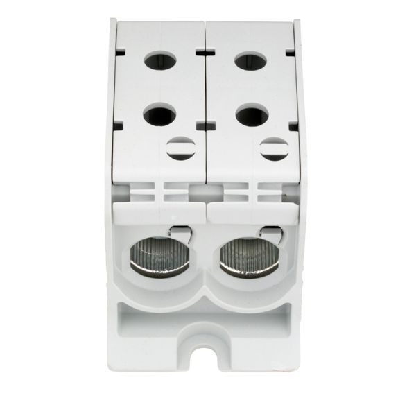 Aluminium /Copper terminal, 1-pole Double grey, 95mmý image 1