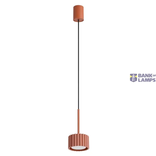Pendant lamp AURA 1 red ochre Gx53 image 1