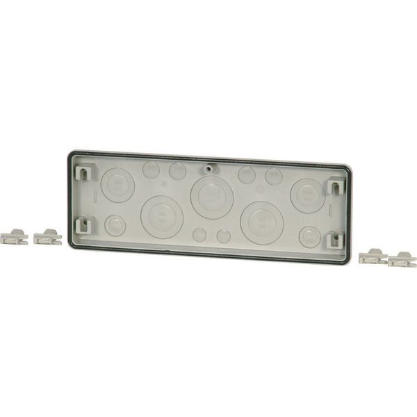 FL4-5 Flange, knockout 2x M16, 4x M20, 2x M25/16, 2x M40/25, 3x M50/32, HxWxD=116x329x23mm image 6