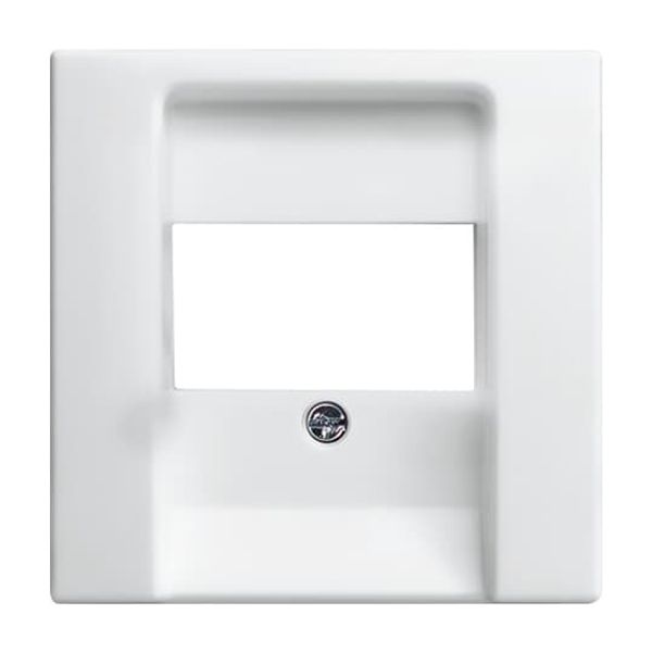 Central plate telephone connector sockets (VDo) Busch-balance® SI image 2