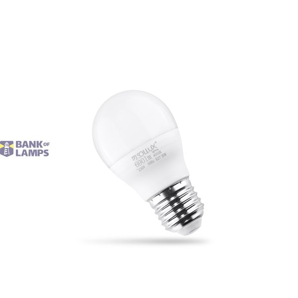 LED bulb E27 4000K 7,5W 690lm image 1
