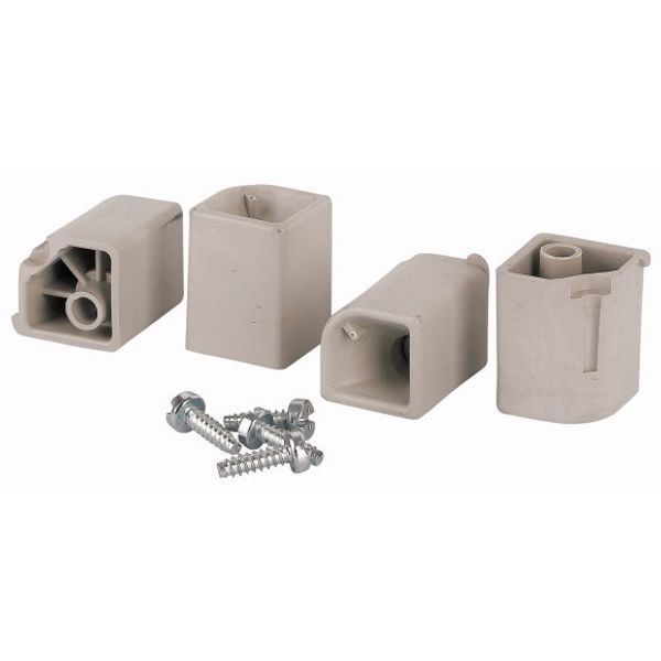 ECK-SET-CI Set of branding strip cornerpieces, complete with screws for Ci image 1