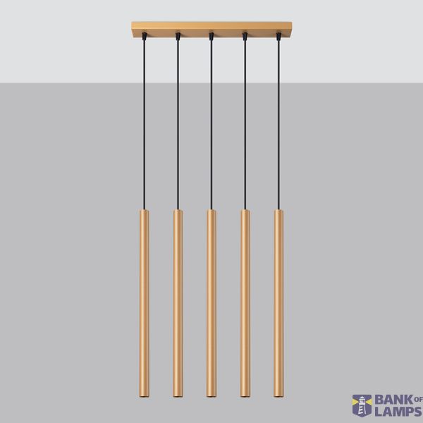 PASTELO HANGING LAMP 5L GOLD G9 5X8W IP20 image 8